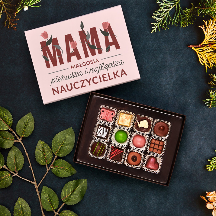 Mama pierwsza i najlepsza nauczycielka - Praliny z belgijskiej czekolady