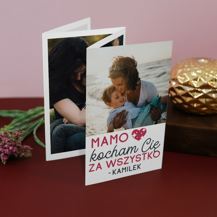Mamo kocham cię za wszystko - Harmonijka ze zdjęć