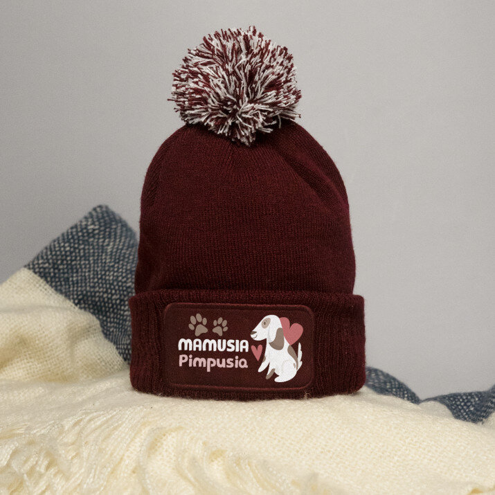 Mamusia pieska - Czapka zimowa