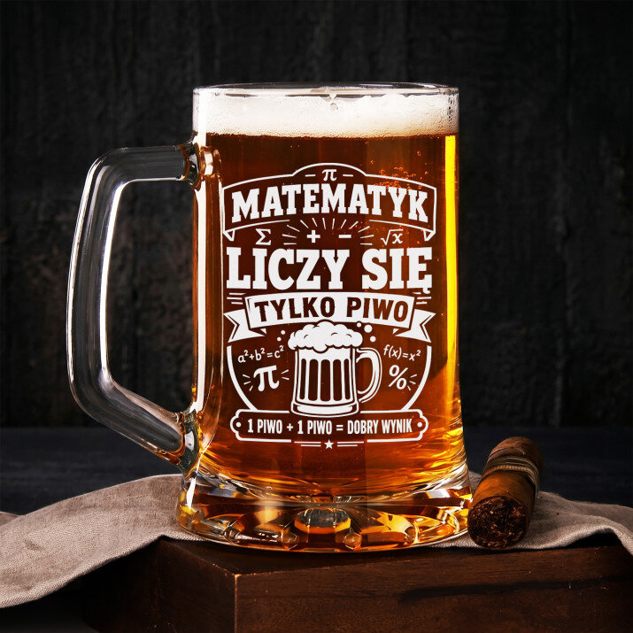Kufel Dla Matematyka Prezent Dla Mężczyzny: Matematyk Tylko Piwo