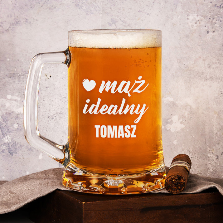 Mąż idealny - Personalizowany Kufel