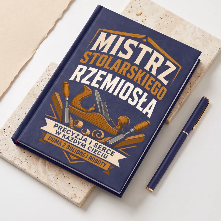 Notatnik A5 Dla Stolarza Prezent Dla Mężczyzny: Precyzja W Drewnie