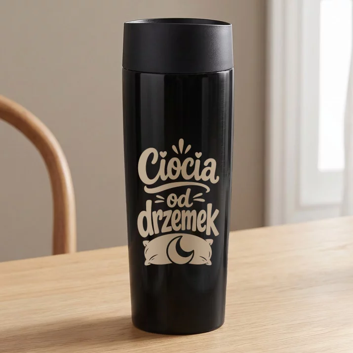 Kubek Termiczny Dla Cioci Ze Żłobka Prezent Dla Kobiety: Ciocia Od Drzemek