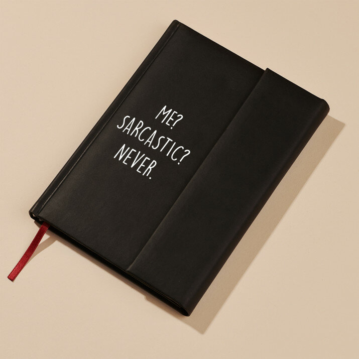 Me sarcastic - Notes książkowy z zakładką