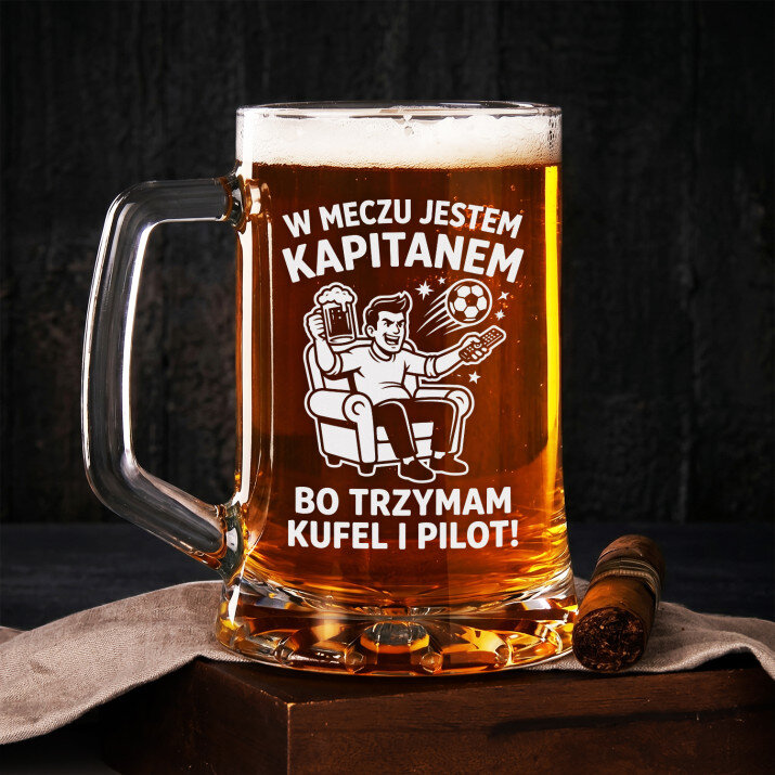 Kufel Dla Kibica Prezent Dla Mężczyzny: Mecz Trzymam Kufel