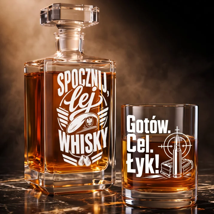 Zestaw Do Whisky Dla Żołnierza Prezent Na Przysięgę Wojskową Dla Mężczyzny: Spocznij, Lej Whisky Zestaw Do Whisky Dla Żołnierza Prezent Na Przysięgę Wojskową Dla Mężczyzny: Spocznij, Lej Whisky