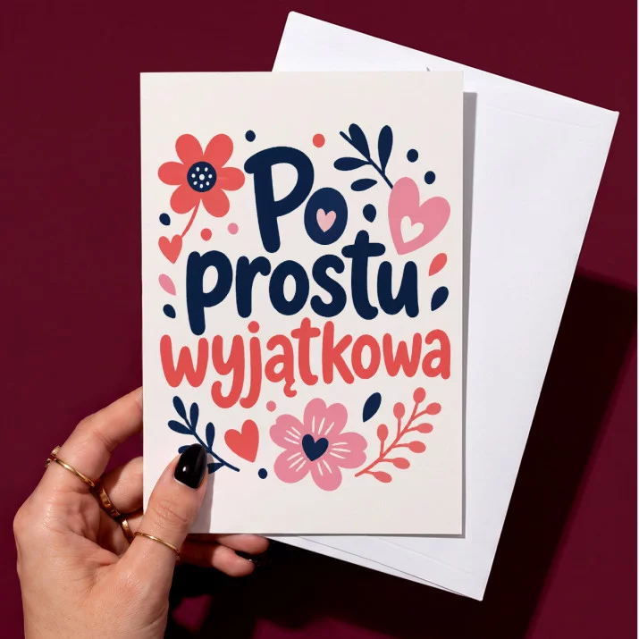 Kartka z Życzeniami Na Imieniny Dla Kobiety: Kwiatowy Urok Kartka z Życzeniami Na Imieniny Dla Kobiety: Kwiatowy Urok