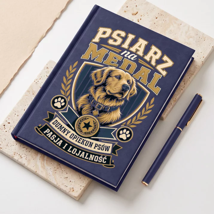 Notatnik A5 Dla Psiarza Prezent Dla Mężczyzny: Liga Miłośników Psów