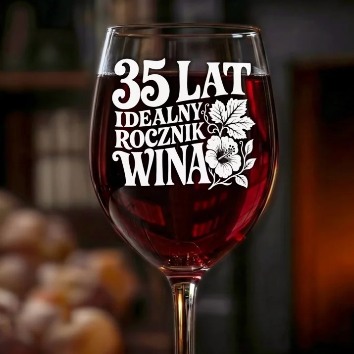 Kieliszek Do Wina Dla 35 Latki Prezent Na 35 Urodziny Dla Kobiety: Idealny Rocznik 35 Lat Kieliszek Do Wina Dla 35 Latki Prezent Na 35 Urodziny Dla Kobiety: Idealny Rocznik 35 Lat