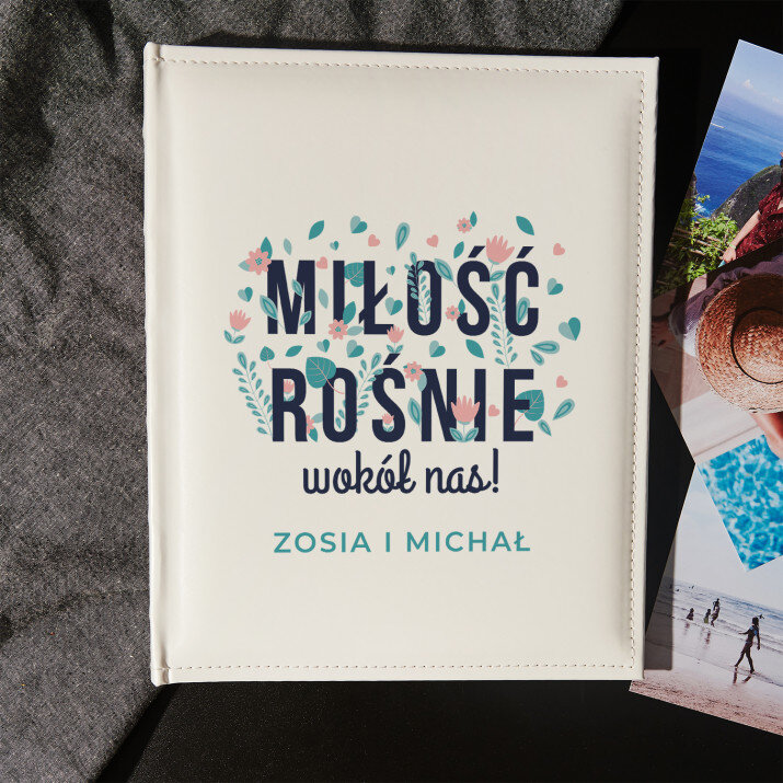 Miłość rośnie - Personalizowany Album na zdjęcia