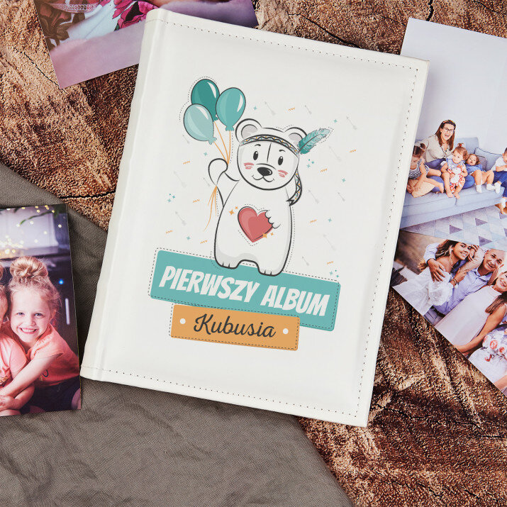 Miś - Personalizowany Album na zdjęcia