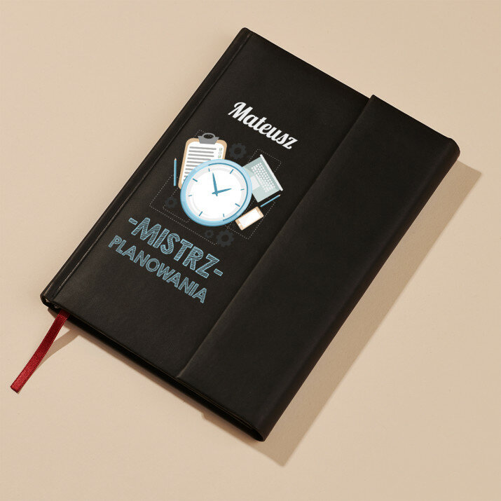 Mistrz planowania - Notes książkowy z zakładką
