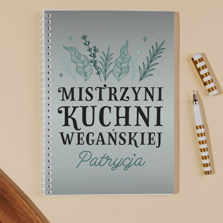 Mistrzyni kuchni wegańskiej - Przepiśnik na spirali B5