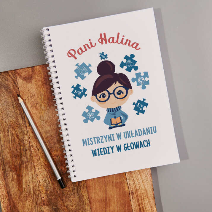 Mistrzyni w układaniu wiedzy w głowach - Planer na spirali dla nauczyciela