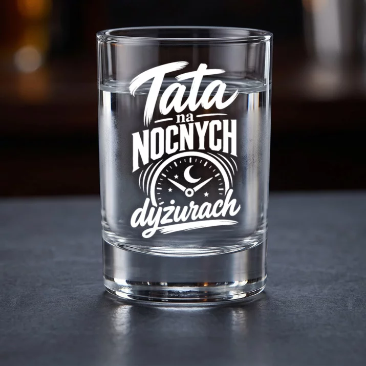 Kieliszki Do Wódki Dla Świeżo Upieczonego Taty Prezent Na Dzień Ojca Dla Mężczyzny: Nocne Dyżury Taty Kieliszki Do Wódki Dla Świeżo Upieczonego Taty Prezent Na Dzień Ojca Dla Mężczyzny: Nocne Dyżury Taty