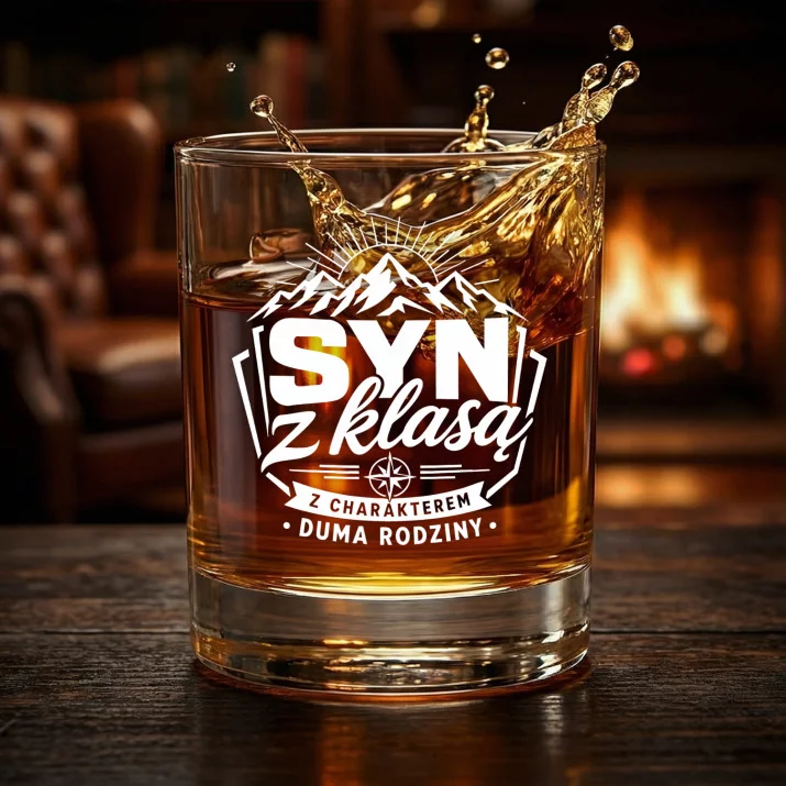 Szklanka Do Whisky Dla Syna Prezent Dla Mężczyzny: Syn Z Klasą