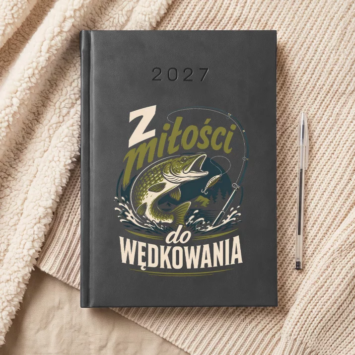 Kalendarz Książkowy A5 2027 Dla Wędkarza Prezent Dla Mężczyzny: Wędkarska Elegancja Kalendarz Książkowy A5 2027 Dla Wędkarza Prezent Dla Mężczyzny: Wędkarska Elegancja