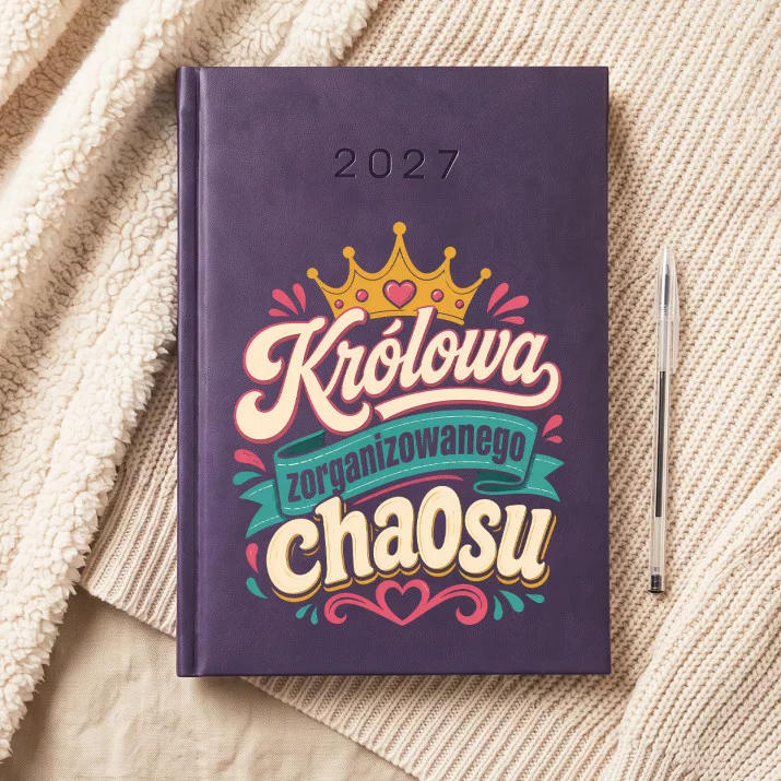 Kalendarz Książkowy A5 2027 Dla Młodej Kobiety Prezent Dla Kobiety: Zorganizowany Chaos Kalendarz Książkowy A5 2027 Dla Młodej Kobiety Prezent Dla Kobiety: Zorganizowany Chaos