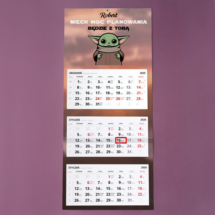 Moc planowania - Kalendarz trójdzielny Moc planowania - Kalendarz trójdzielny