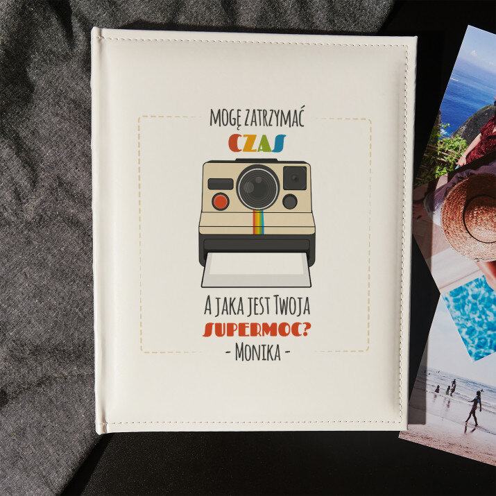 Mogę zatrzymać czas - Personalizowany Album na zdjęcia
