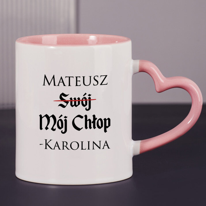 Mój chłop - personalizowany kubek