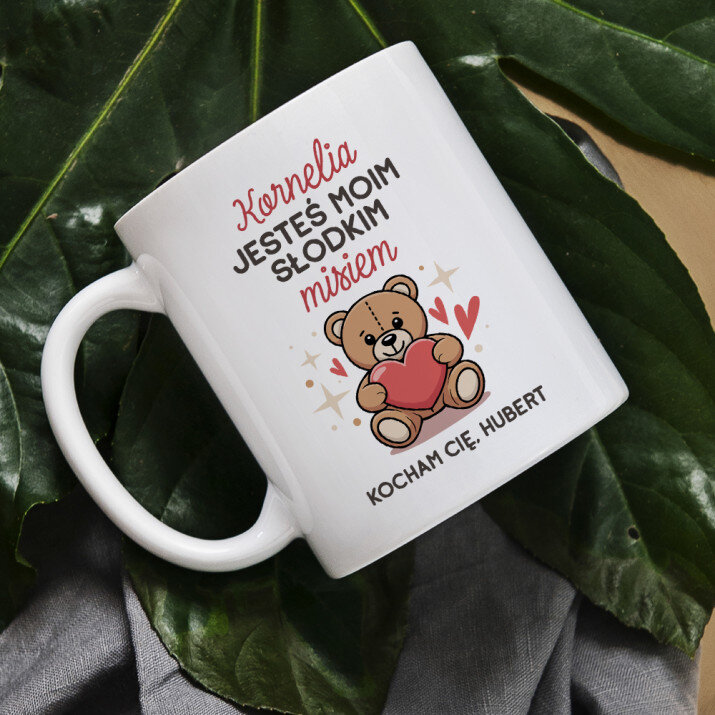 Mój słodki miś - kubek personalizowany