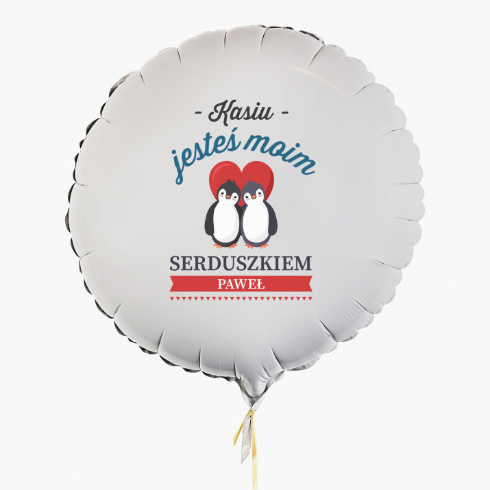 Moje serduszko - Balon z helem - Koło