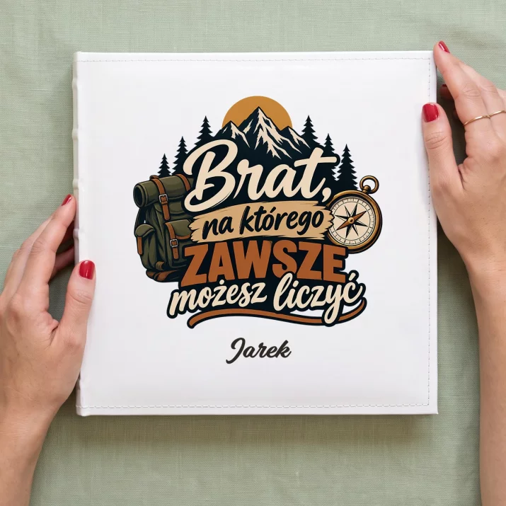 Album Na Zdjęcia Tradycyjny Dla Brata Prezent Dla Mężczyzny: Brat, Na Którego Zawsze Album Na Zdjęcia Tradycyjny Dla Brata Prezent Dla Mężczyzny: Brat, Na Którego Zawsze