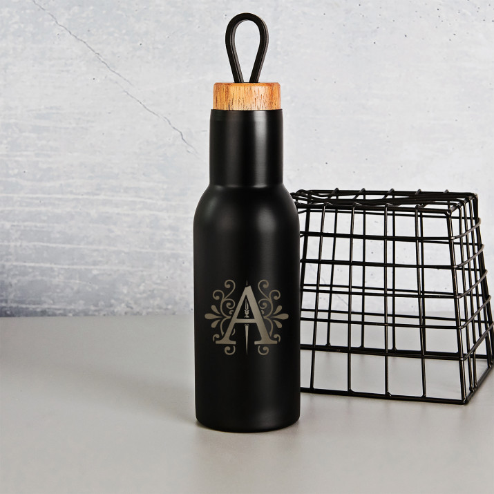 Monogram 2 - Metalowa butelka termiczna