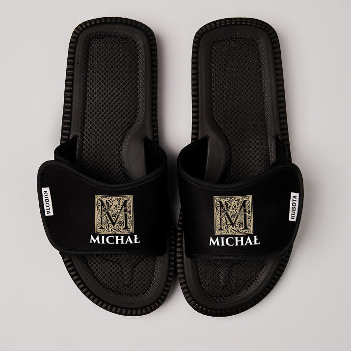 Monogram imię - Klapki Kubota