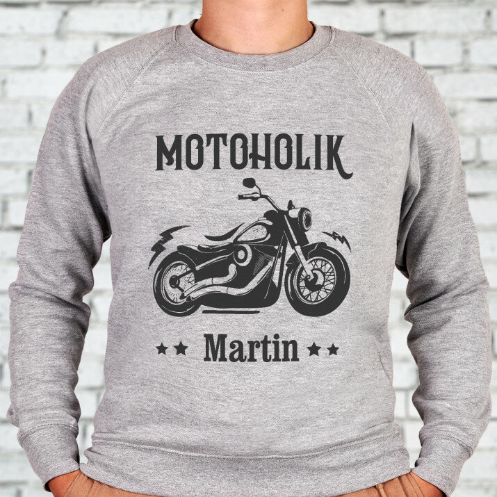 Motoholik - Bluza męska bez kaptura