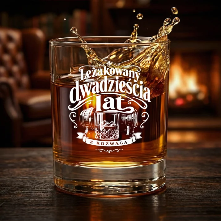 Szklanka Do Whisky Dla 20 Latka Prezent Na 20 Urodziny Dla Mężczyzny: Leżakowany Dwadzieścia Lat Szklanka Do Whisky Dla 20 Latka Prezent Na 20 Urodziny Dla Mężczyzny: Leżakowany Dwadzieścia Lat