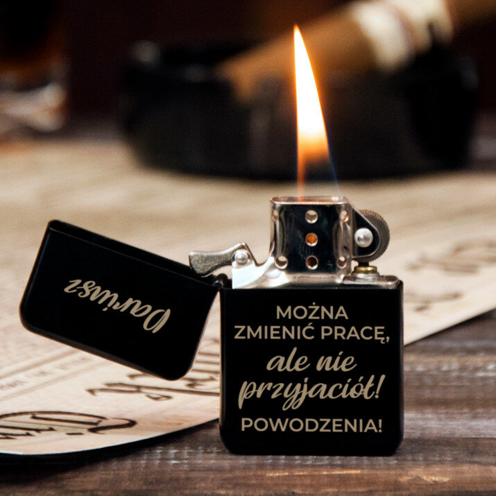 Można zmienić pracę - Zapalniczka z grawerem