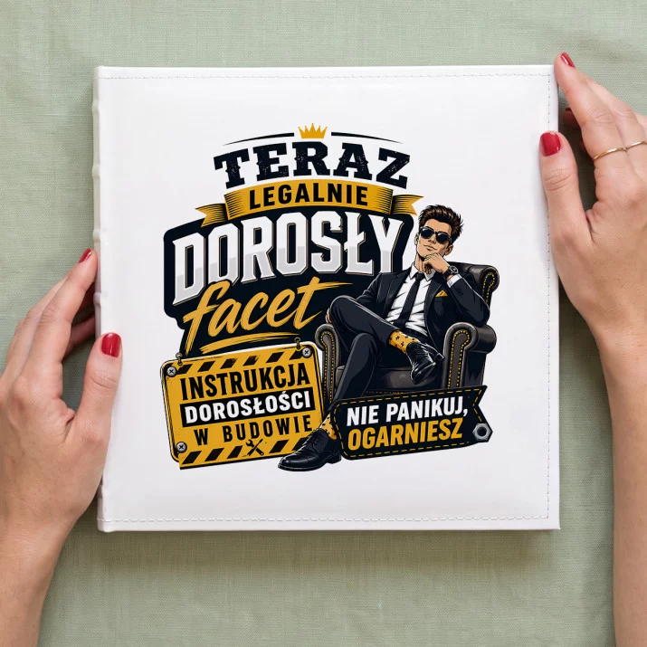 Album Na Zdjęcia Tradycyjny Na 18 Urodziny Prezent Dla Mężczyzny: Sarkastyczna Dorosłość Album Na Zdjęcia Tradycyjny Na 18 Urodziny Prezent Dla Mężczyzny: Sarkastyczna Dorosłość