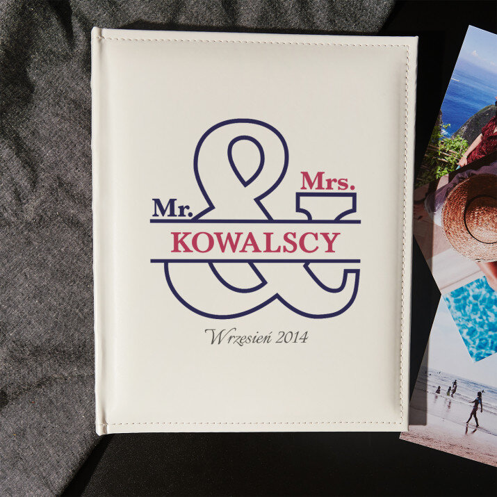 Mr&Mrs Right - Personalizowany Album na zdjęcia