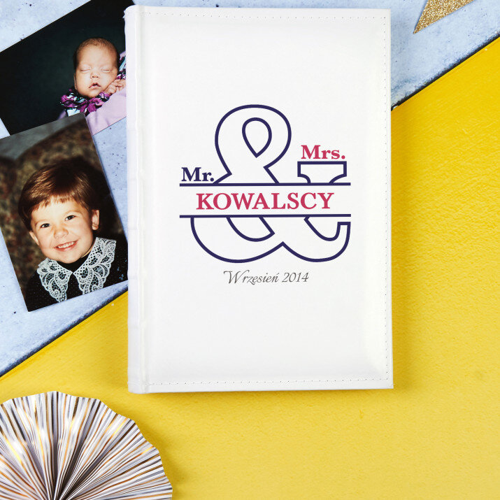 Mr&Mrs Right - Personalizowany Album na zdjęcia Mr&Mrs Right - Personalizowany Album na zdjęcia