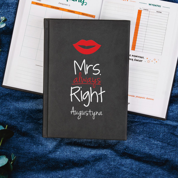 Mrs Always Right - Planer Książkowy A5