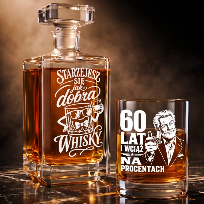 Zestaw Do Whisky Na 60 Prezent Na 60 Urodziny Dla Mężczyzny: Starzenie Z Klasą
