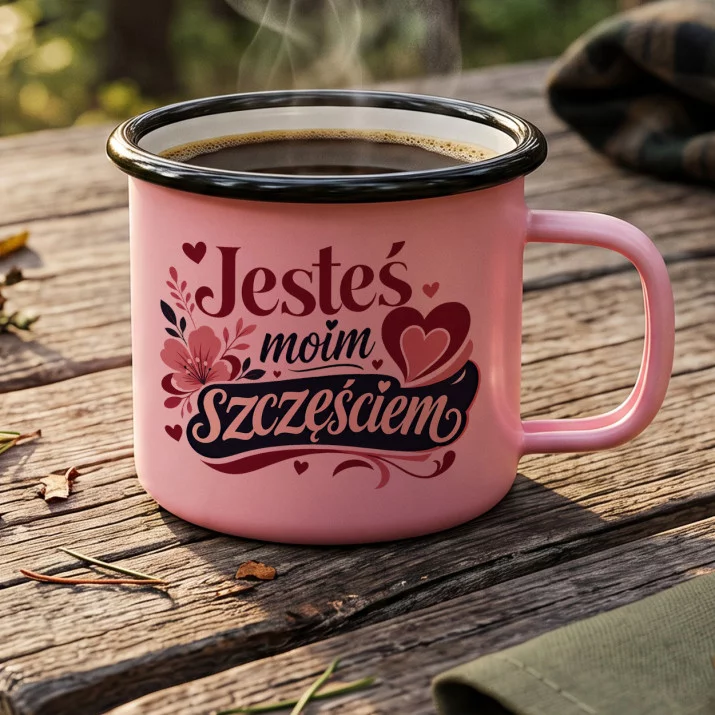 Kubek Emaliowany Na Zajączka Prezent Dla Kobiety: Subtelna Elegancja Kubek Emaliowany Na Zajączka Prezent Dla Kobiety: Subtelna Elegancja