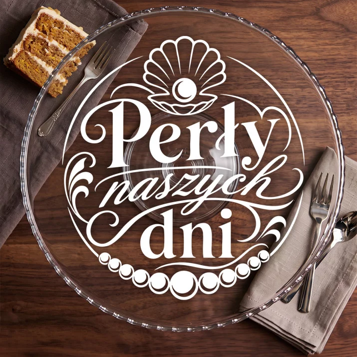 Patera Na Ciasto Na 30 Rocznicę Ślubu Prezent Dla Kobiety: Perłowa Elegancja
