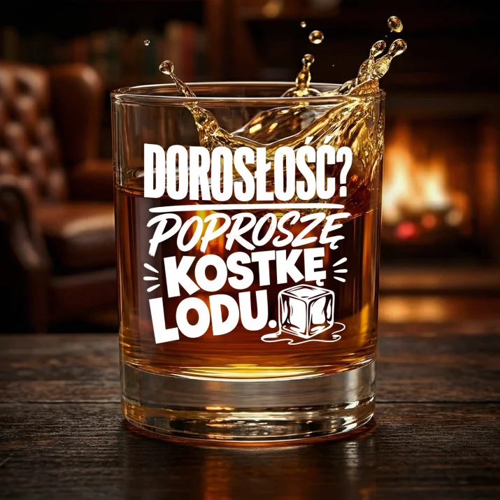 Szklanka Do Whisky Na 18 Urodziny Prezent Dla Kobiety: Dorosłość? Poproszę