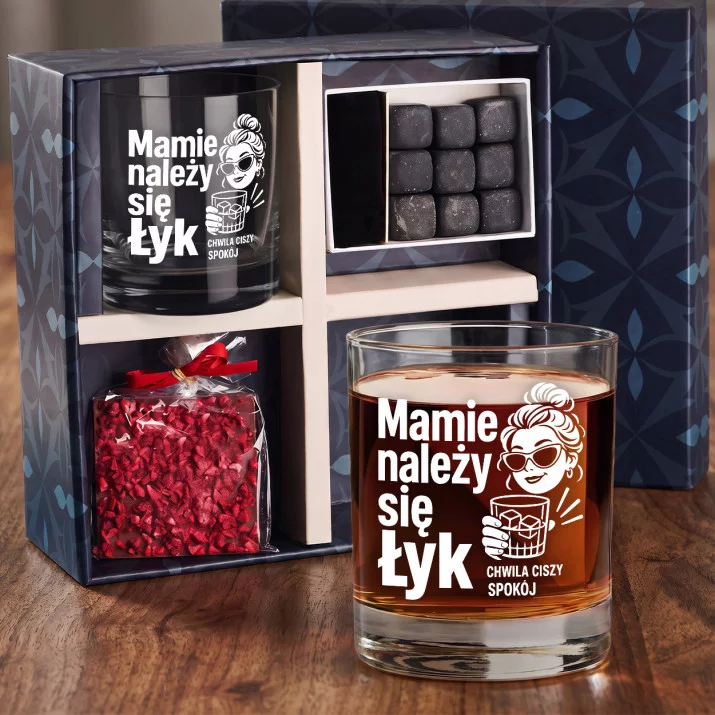 Zestaw Prezentowy Whisky Dla Mamy Na Dzień Mamy Dla Kobiety: Mamie Należy Się Łyk