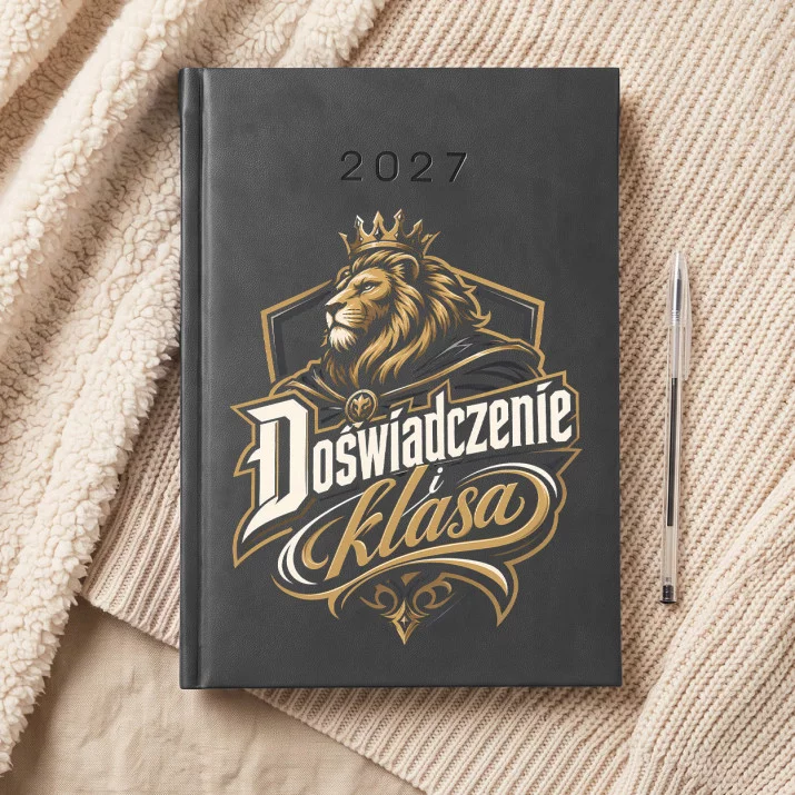 Kalendarz Książkowy A5 2027 Na 60 Urodziny Prezent Dla 60 Latka Mężczyzny: Męska Elegancja