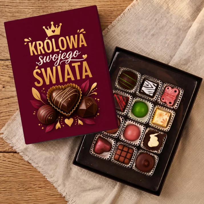 Czekoladki Na Urodziny Prezent Dla Kobiety: Królowa Swojego Świata