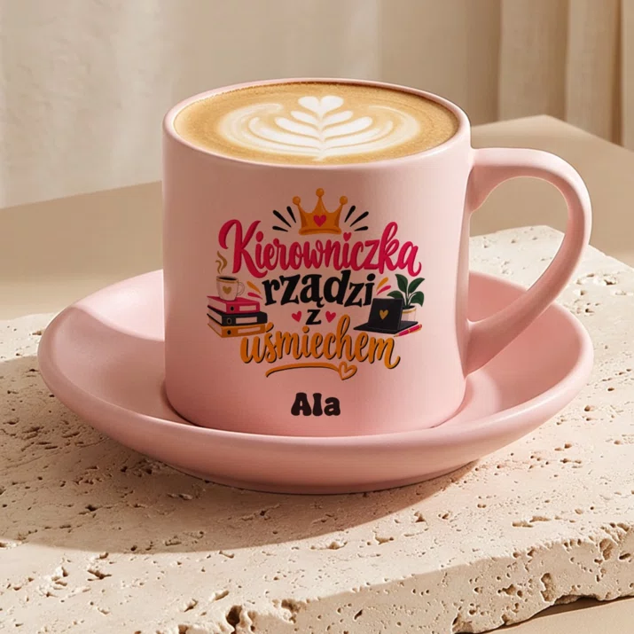 Filiżanka Personalizowana Dla Kierowniczki Prezent Dla Kobiety: Kierowniczka Rządzi Z Filiżanka Personalizowana Dla Kierowniczki Prezent Dla Kobiety: Kierowniczka Rządzi Z