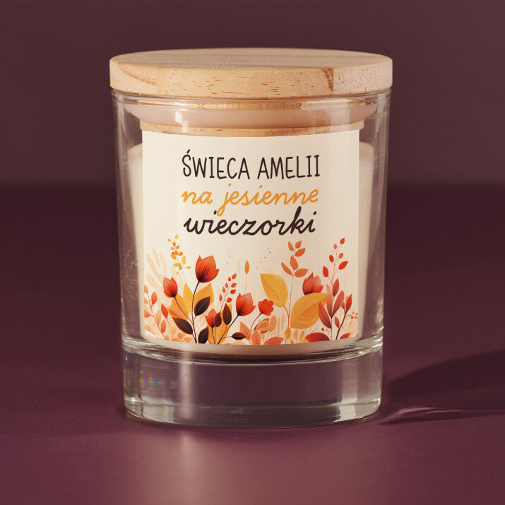 Na jesienne wieczorki - Świeca Zapachowa