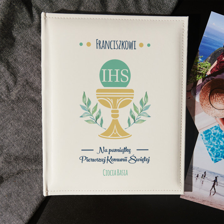 Na pamiątkę pierwszej komunii - Personalizowany Album na zdjęcia