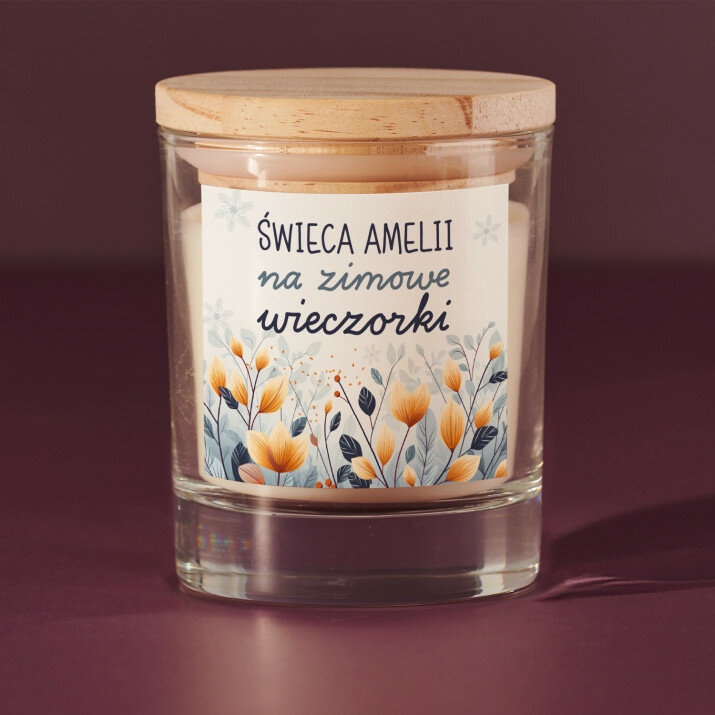 Na zimowe wieczorki - Świeca Zapachowa