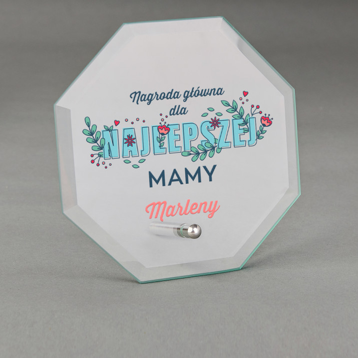 Nagroda dla najlepszej mamy - Szklana statuetka