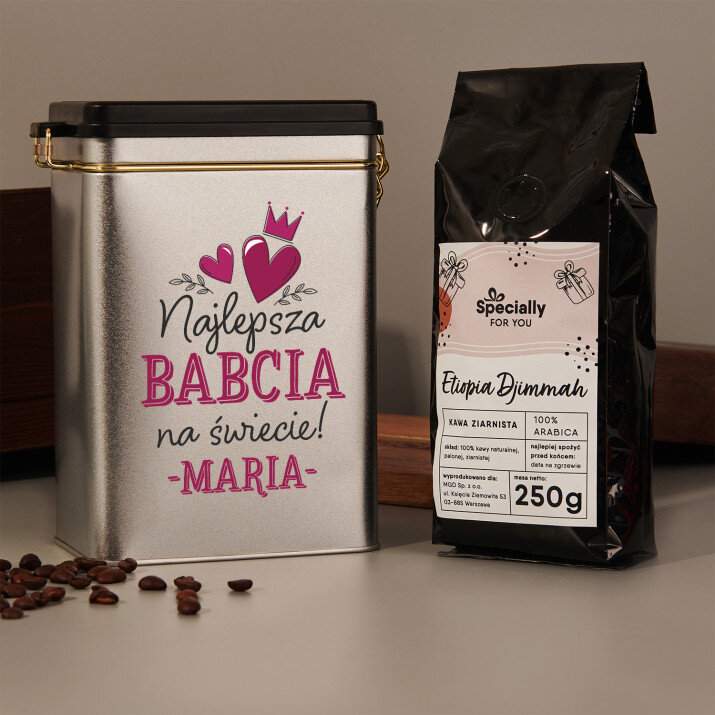 Najlepsza babcia serca - Kawa w puszce